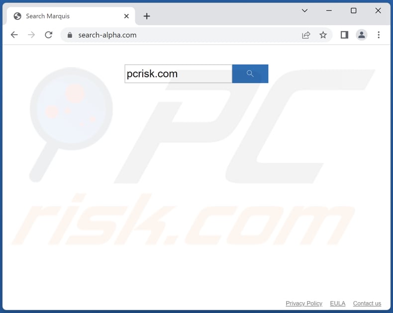 pirate de navigateur search-alpha.com sur un ordinateur Mac