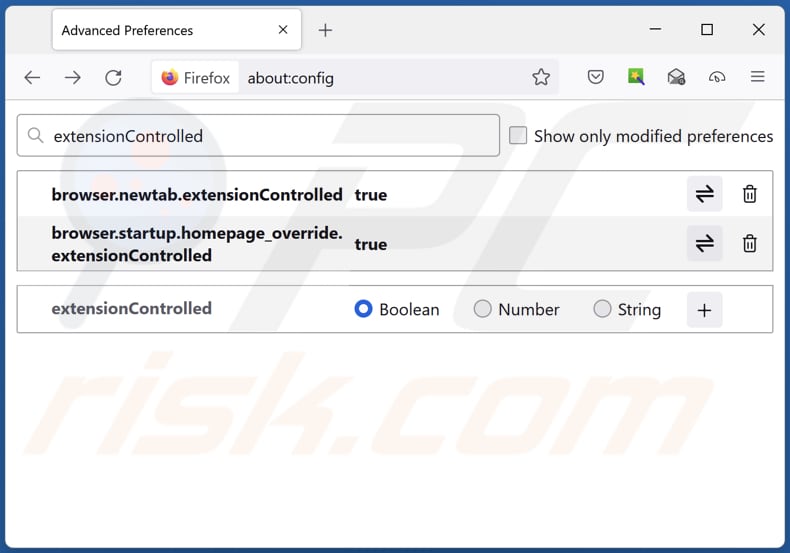 Removing sweetrnd.net from Mozilla Firefox default search engine