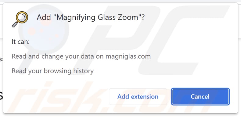 Magnifying Glass Zoom adware