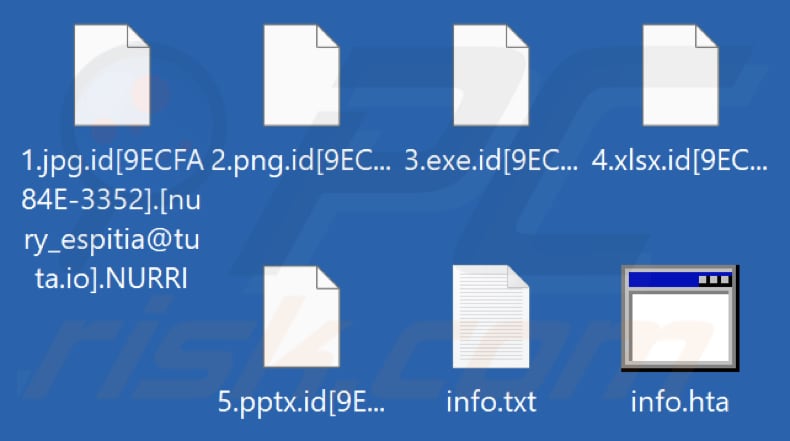 Fichiers cryptés par le rançongiciel NURRI (extension .NURRI)