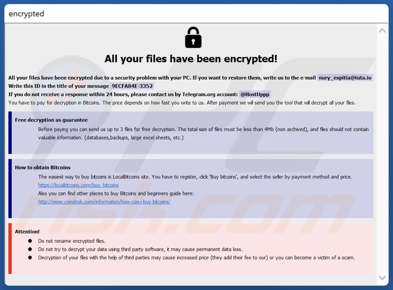 NURRI ransomware fichier texte info.hta