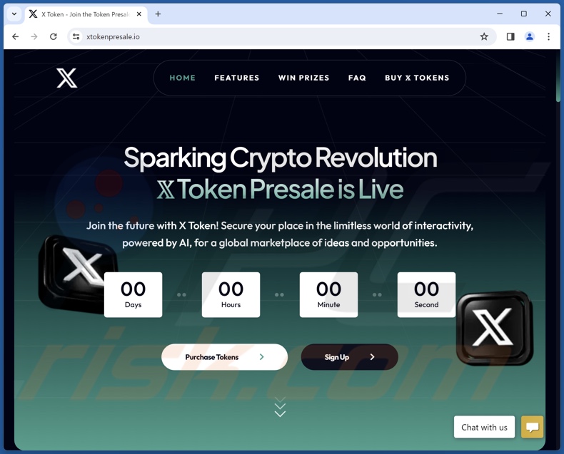 X Token Presale scam