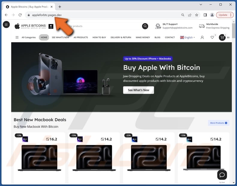Buy Apple Products With Bitcoins arnaque