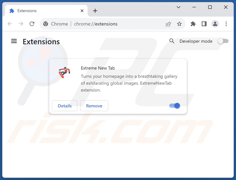 Suppression des extensions Google Chrome liées à extremenewtab.com