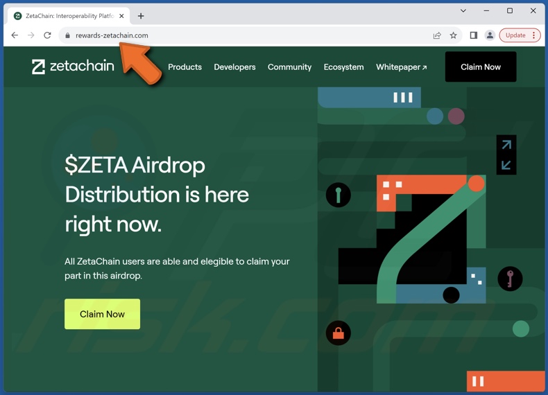 ZetaChain Airdrop arnaque