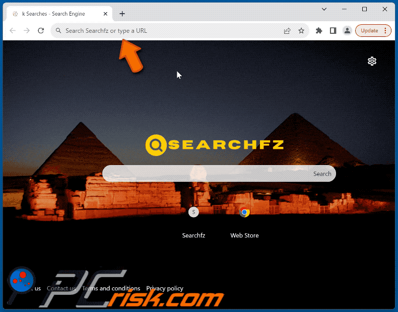 Searchfz pirate de navigateur searchfz.com redirige vers bing.com