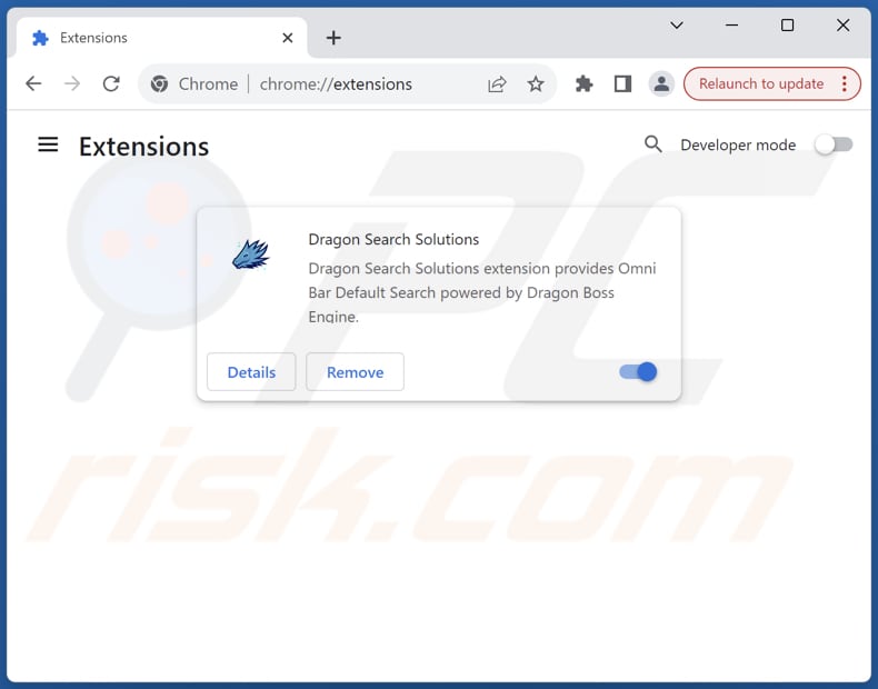 Suppression des extensions Google Chrome liées à dragonboss.solutions