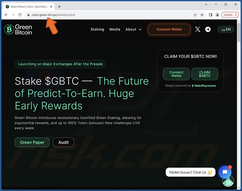 Claim $GBTC escroquerie