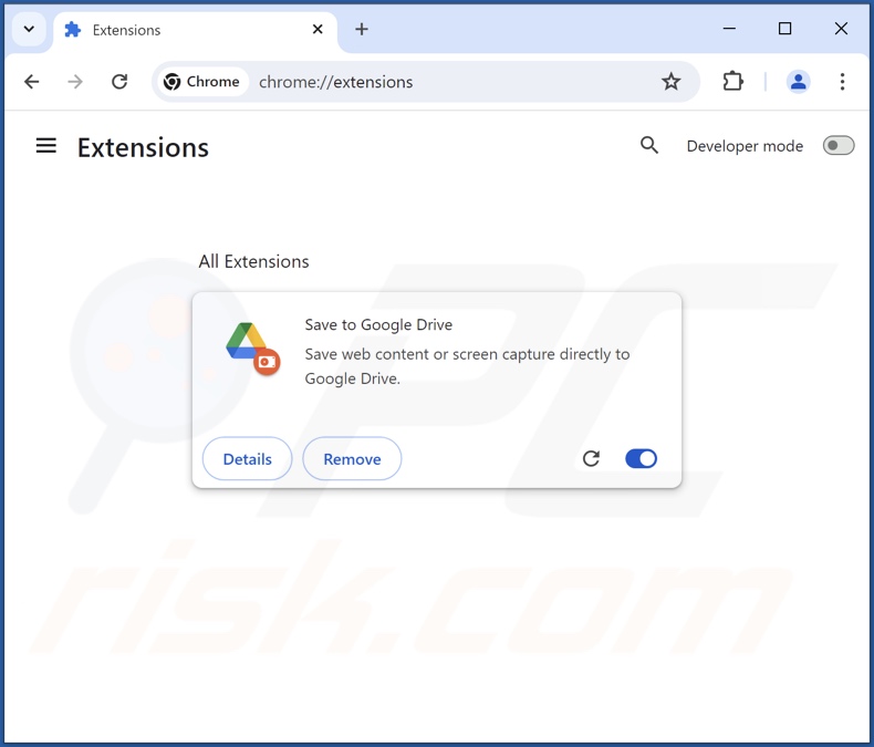 Suppression des extensions indésirables de Google Chrome 2