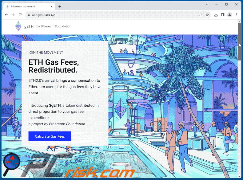 Apparition de l'escroquerie au token $gETH