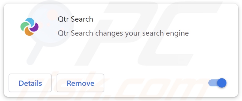 Qtr Search browser hijacker