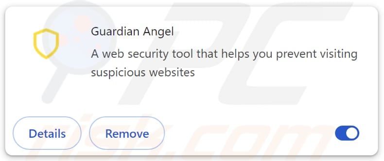 Guardian Angel pirate de navigateur