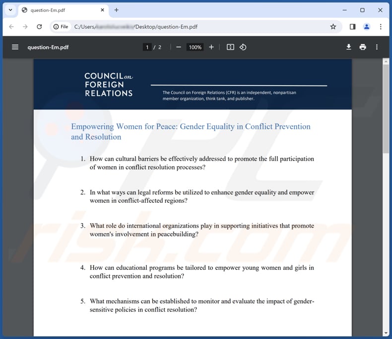 NICECURL Document PDF leurre de la porte dérobée téléchargé lors de l'injection du logiciel malveillant