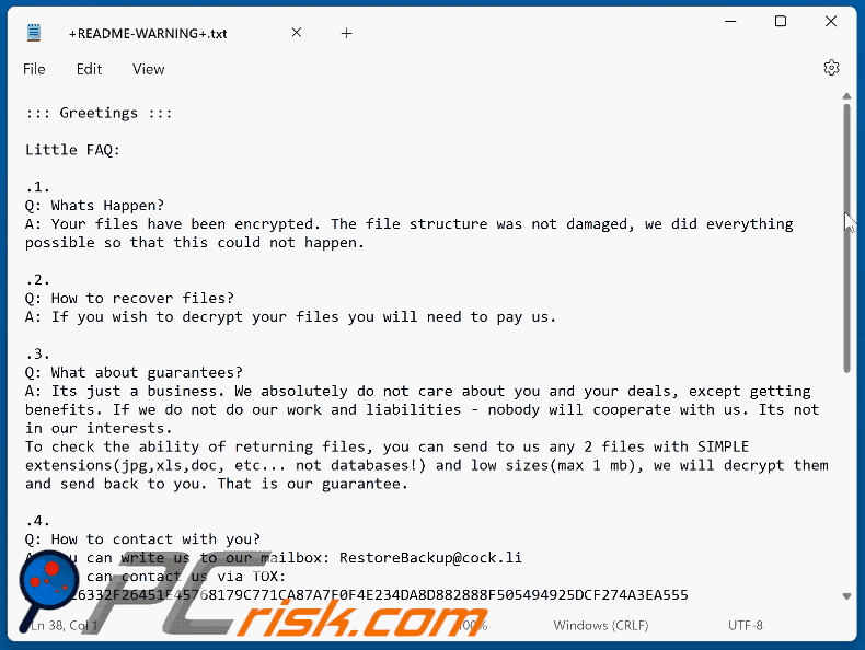 SRC note de rançon (+README-WARNING+.txt)