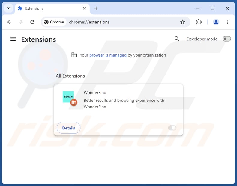 Suppression des extensions Google Chrome liées à findflarex.com