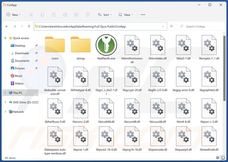 Dossier d'installation de l'application indésirable CiviApp