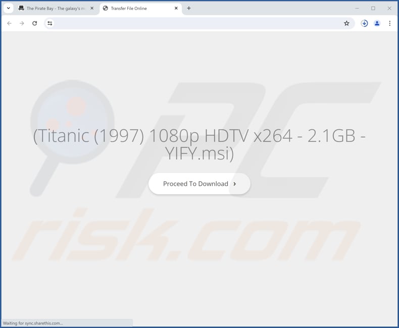 Site web utilisé pour promouvoir le pirate de navigateur FIIND