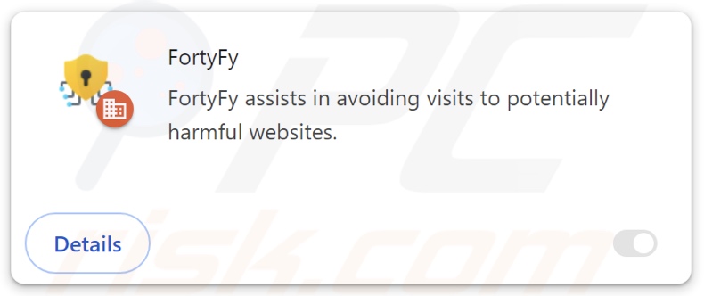 FortyFy extension de navigateur