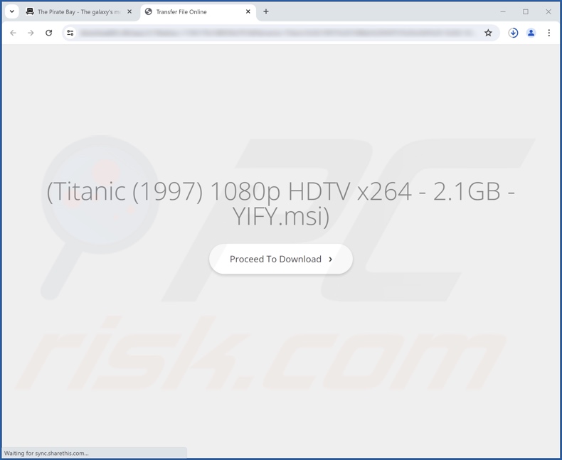 Site Internet trompeur faisant la promotion de FortyFy