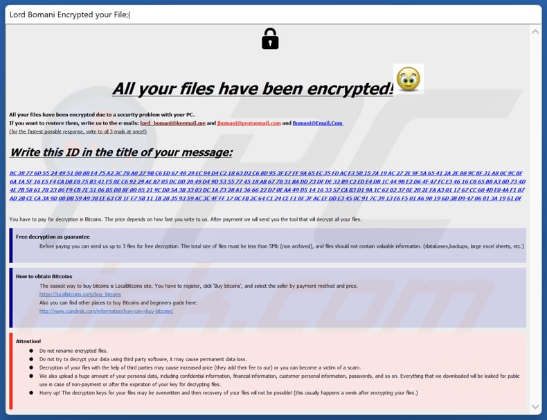 Lord Bomani ransomware note de rançon (Read Me!.hTa)