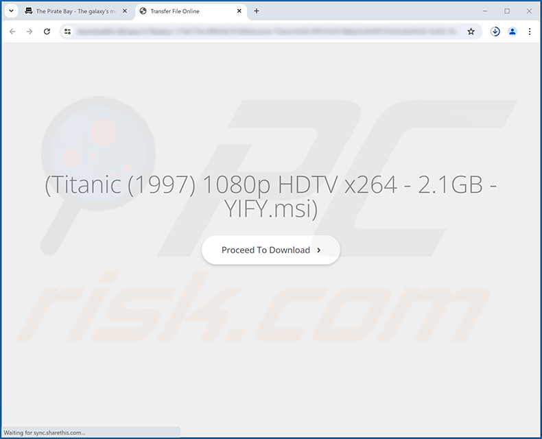 Site web diffusant le pirate de navigateur SeekFast