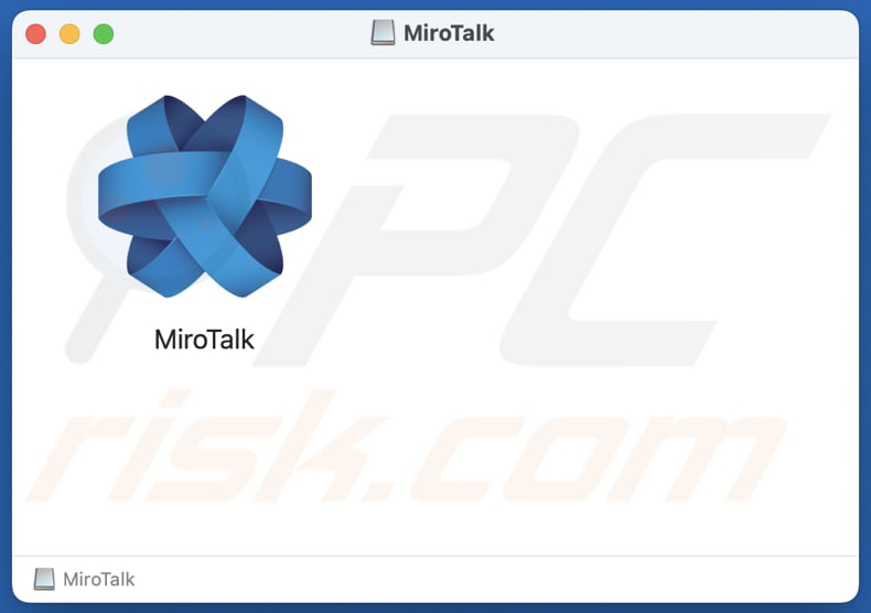 BeaverTail malware faux fichier dmg mirotalk