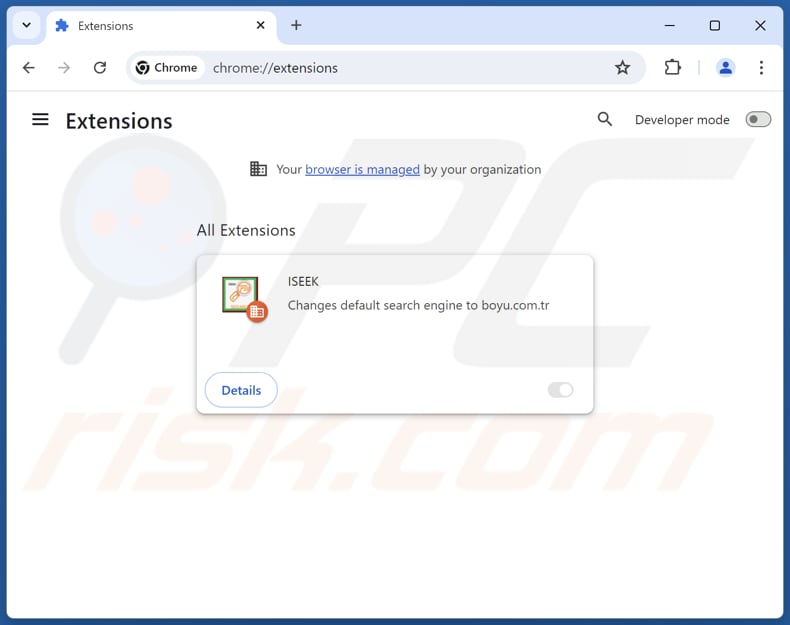 Suppression des extensions Google Chrome liées à findflarex.com