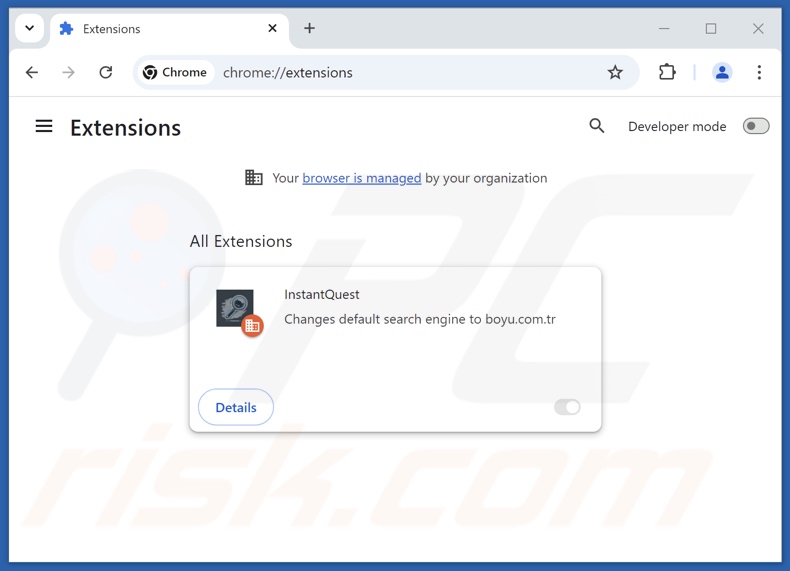 Suppression des extensions Google Chrome liées à finditfasts.com