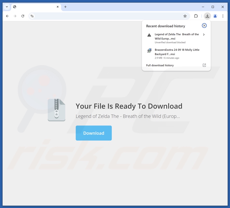Site web frauduleux utilisé pour promouvoir le pirate de navigateur InstantQuest