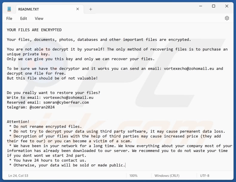Moon ransomware fichier texte (README.txt)
