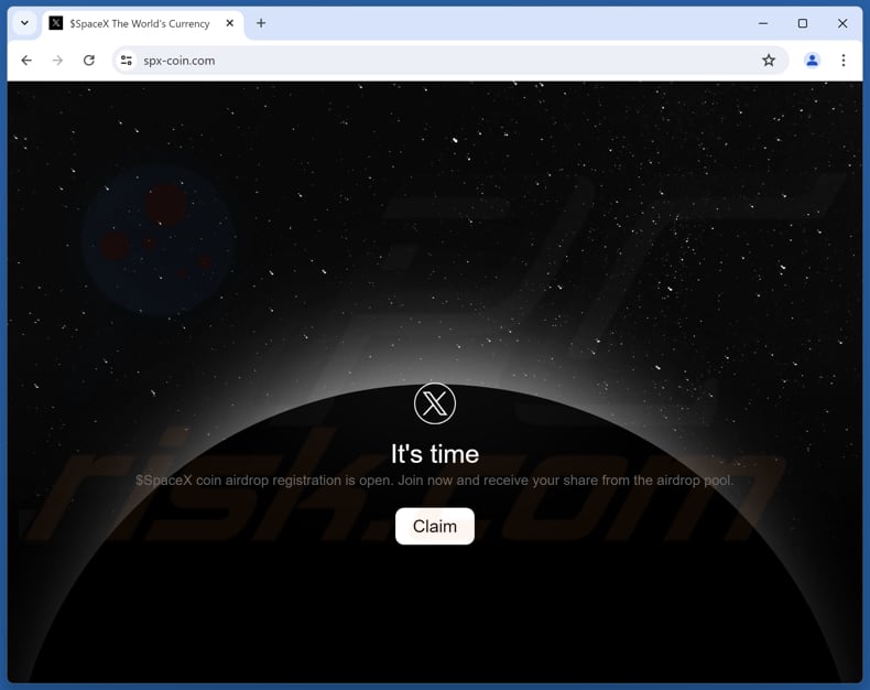 $SpaceX Coin Airdrop escroquerie