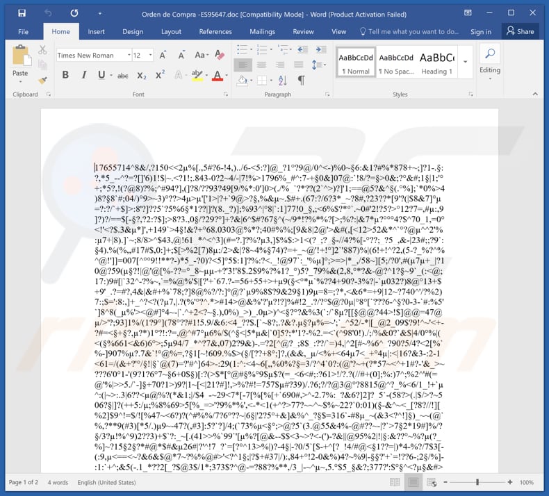 VipKeyLogger logiciel malveillant distribuant une pièce jointe malveillante