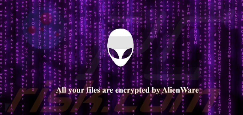 AlienWare ransomware papier peint