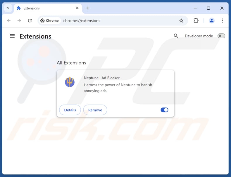 Removing Neptune | Ad Blocker publicités de l'étape Google Chrome 2