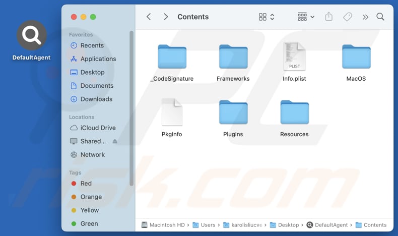 Dossier d'installation du logiciel publicitaire DefaultAgent