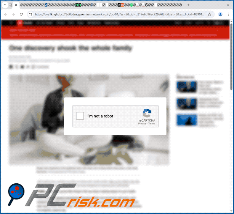 premiumnetwork.co[.]in apparence du site web (GIF)