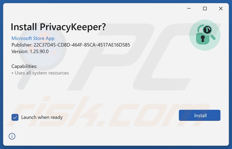 PrivacyKeeper installation d'une application potentiellement indésirable