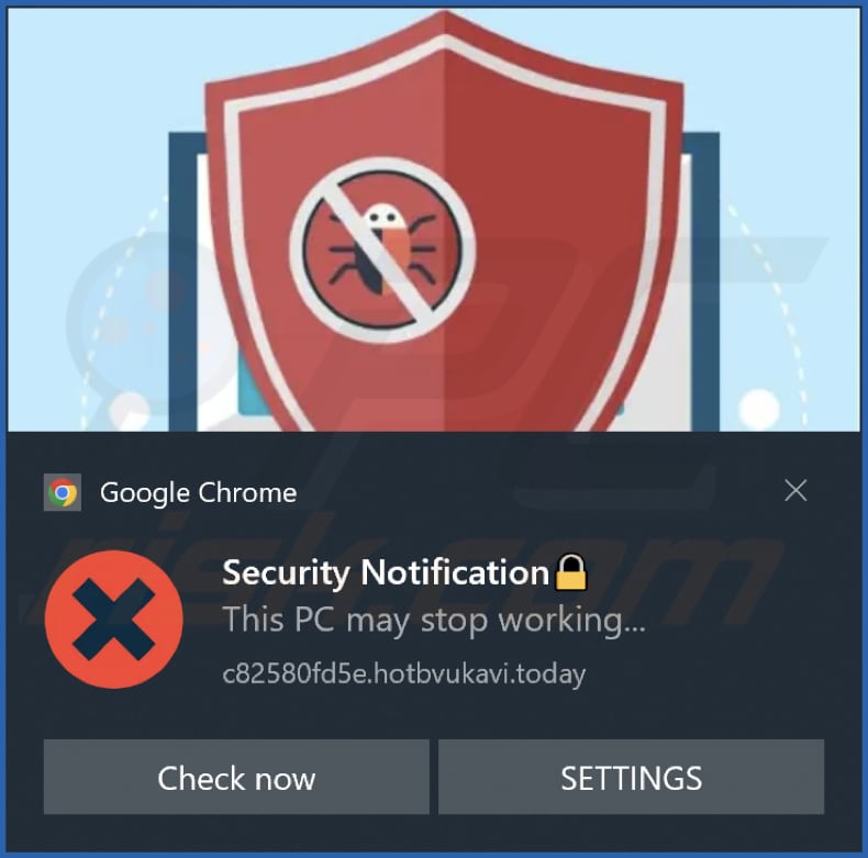 Viruses And Malware Files Have Been Detected POP-UP Avis de promotion de l'escroquerie