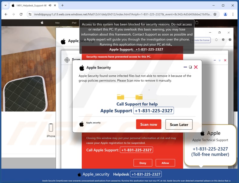 Apple Security Found Some Infected Files escroquerie