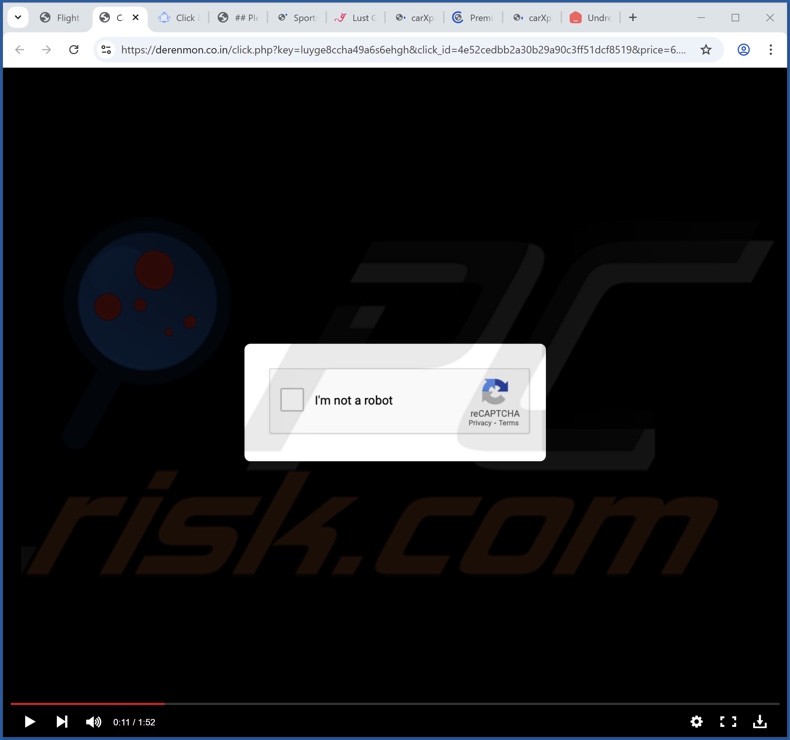 derenmon.co[.]in pop-up redirections