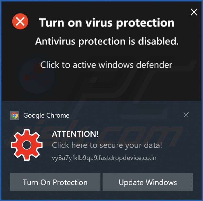 fastdropdevice.co[.]in notification