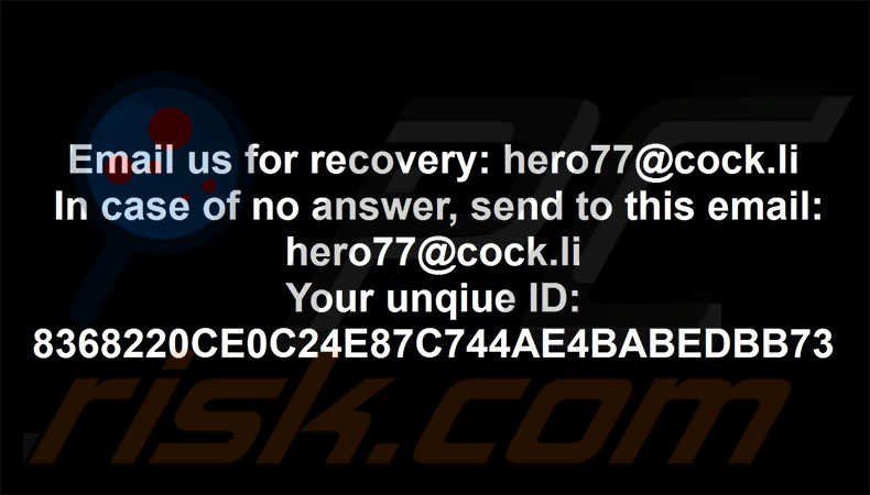 Hero ransomware papier peint