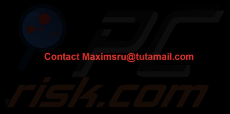 Maximsru ransomware papier peint