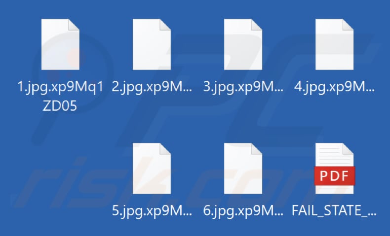 Fichiers cryptés par le ransomware Sarcoma Group