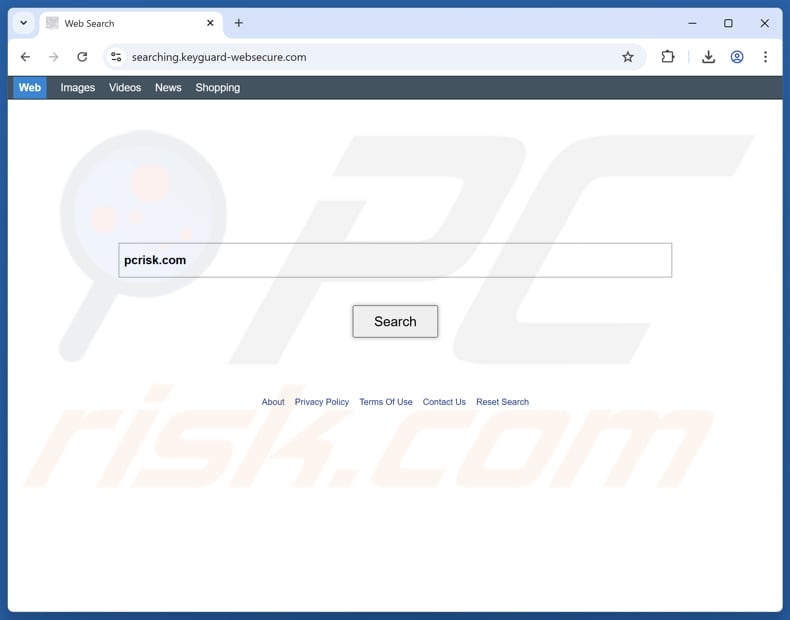 Pirate de navigateur keyguard-websecure.com