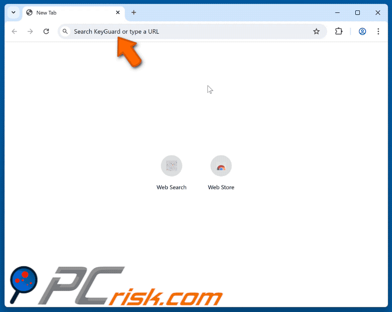 Keyguard-websecure.com redirige vers bing.com via searchsrk.com