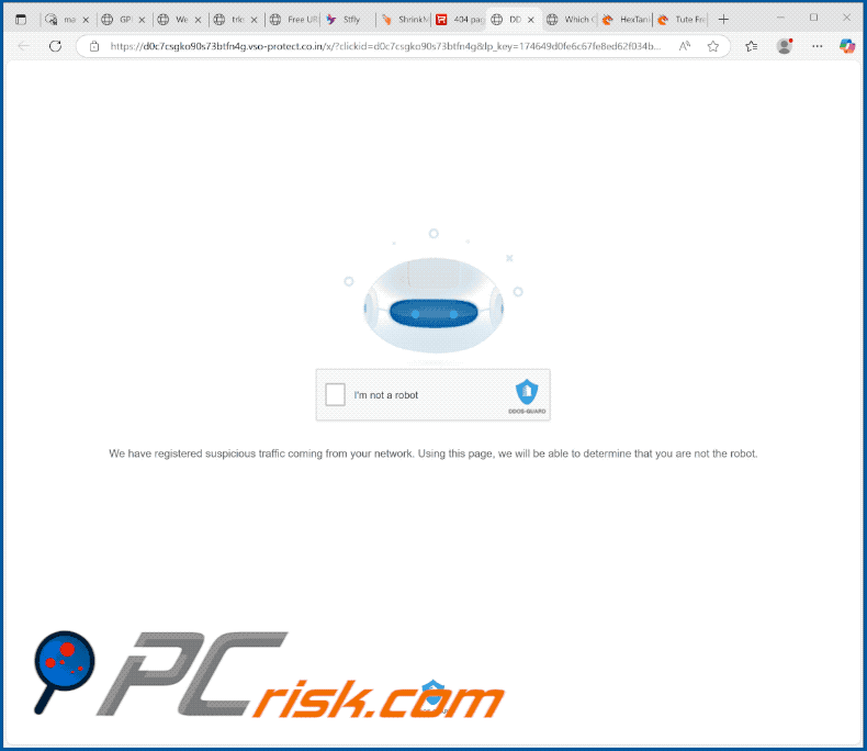 vso-protect.co[.]in website apparence (GIF)