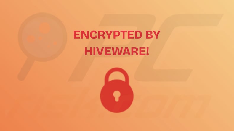 Fond d'écran du ransomware HiveWare