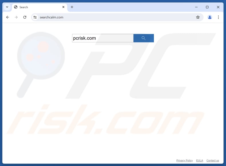 searchcalm.com browser hijacker