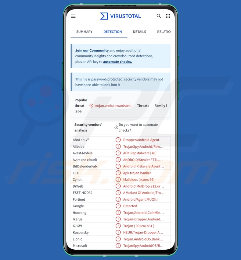 GhostGrab android maliciel